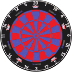 Bull's Shark Pro Blue Dartboard